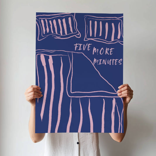 Five More Minutes Cozy Quote - Digital Product