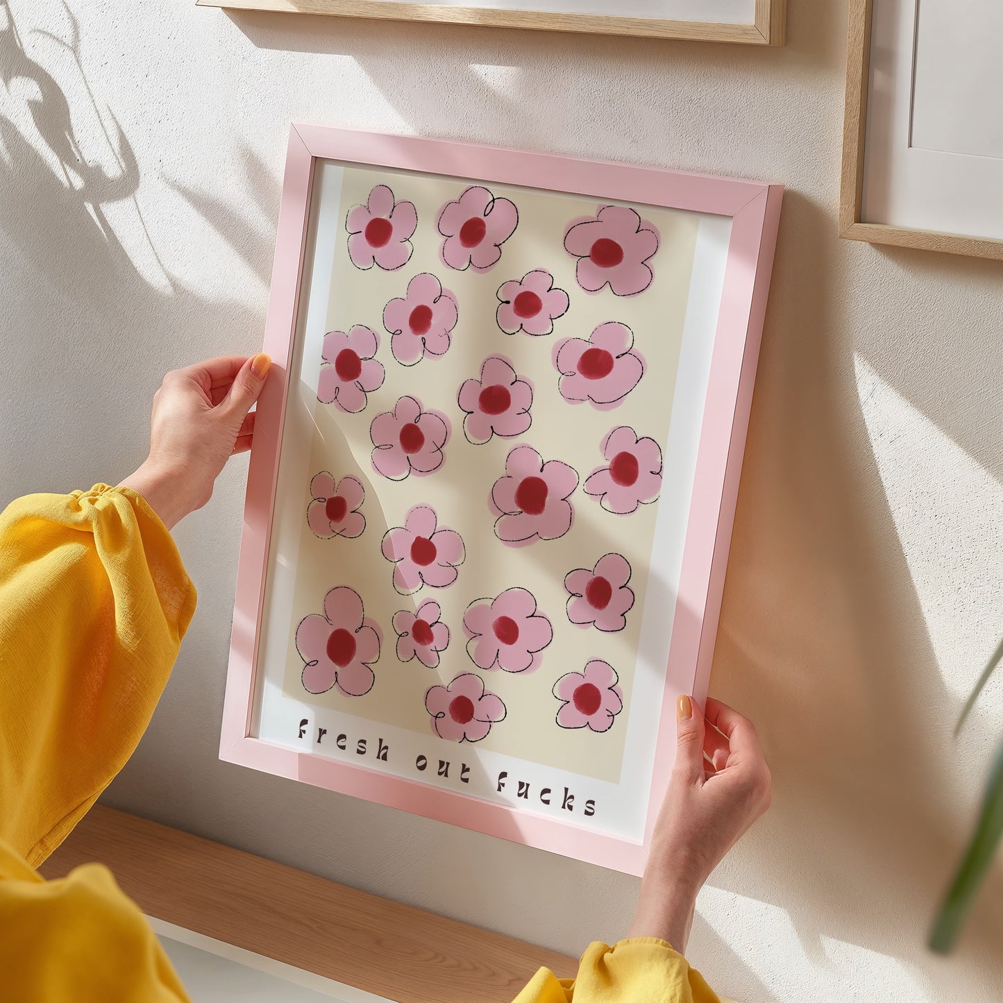 Flowers Doodle with Bold Typography - Digital Product