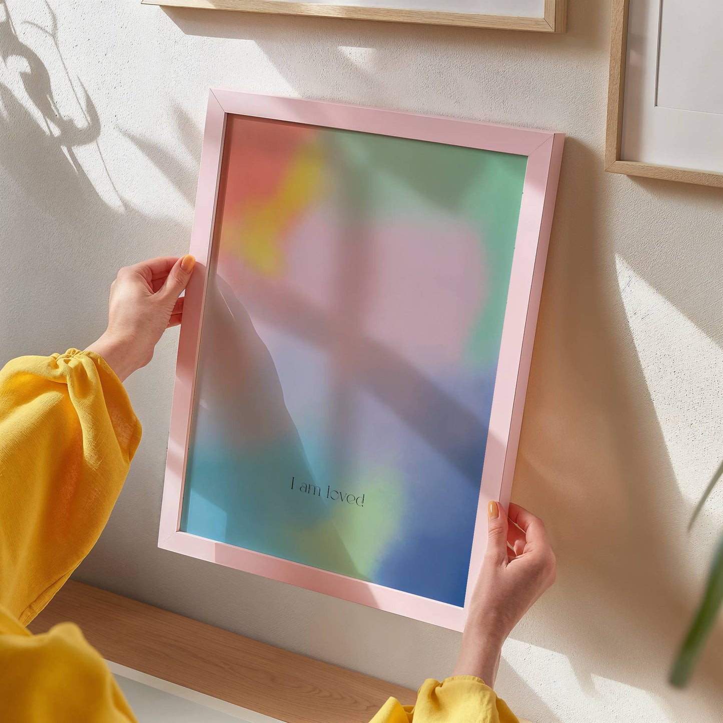 "I Am Loved Print" Rainbow Affirmation Print - Digital Product