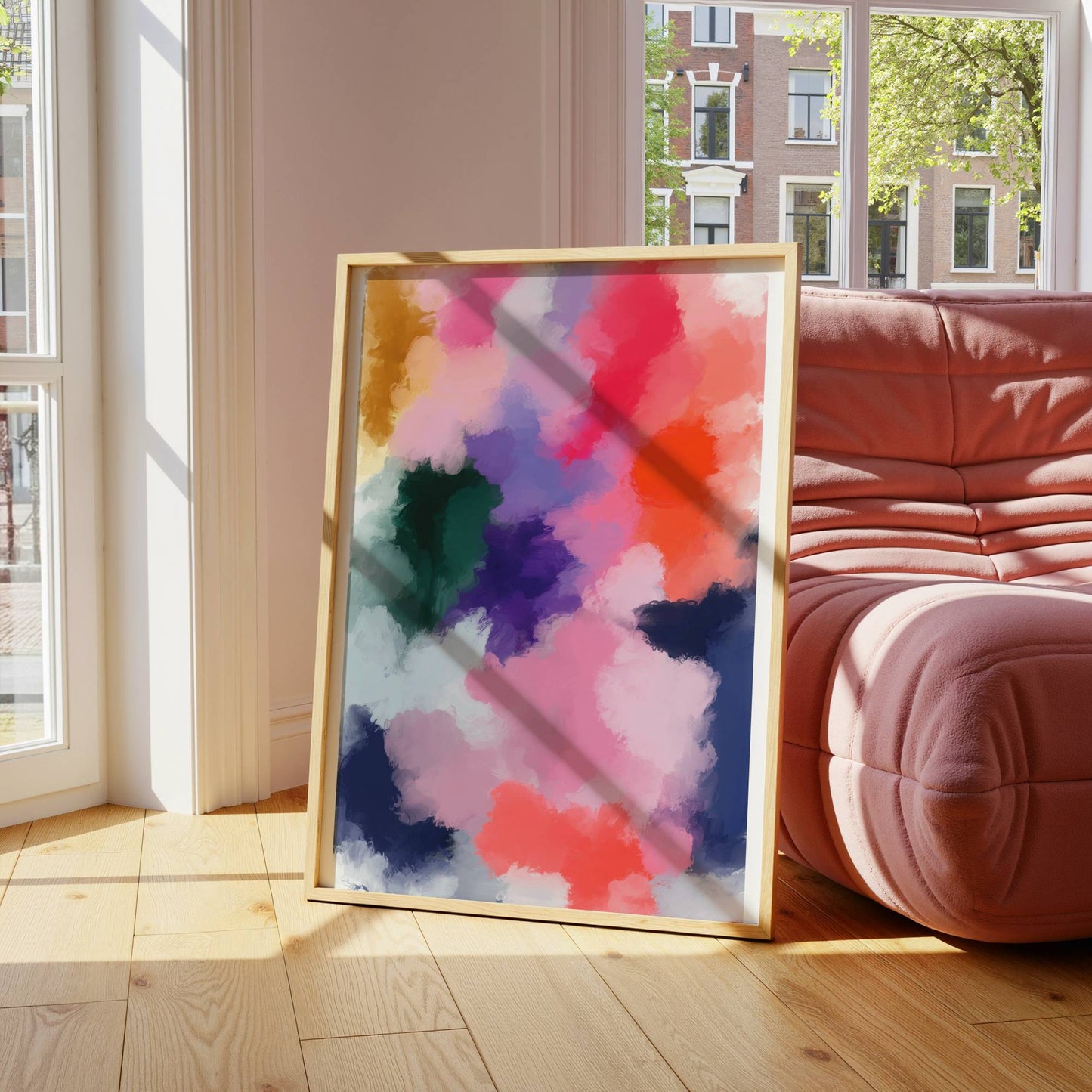 Colorful & Dreamy Abstract, Contemporary Wall Art - Digital Product