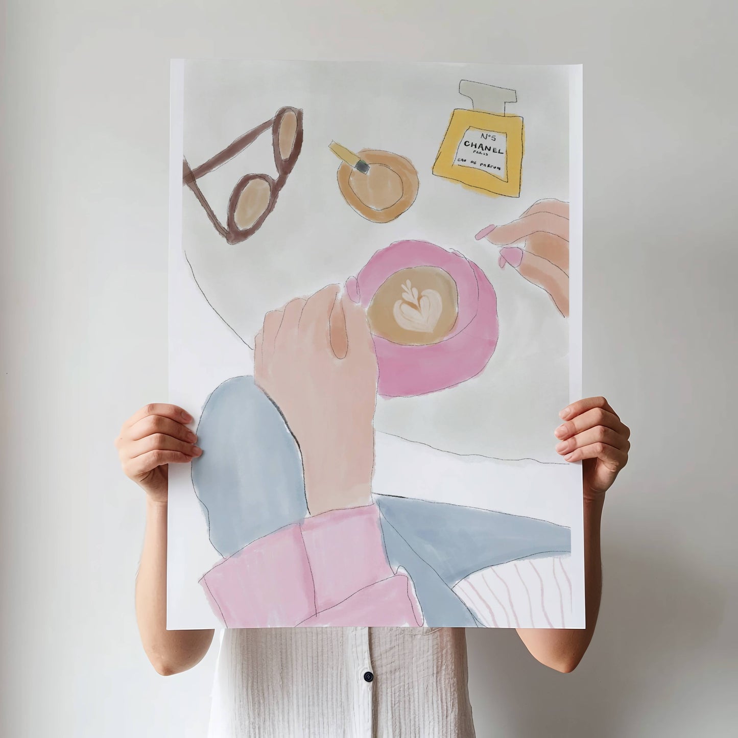 Fashion "Date With Chanel" Coffee Art - Digital Product