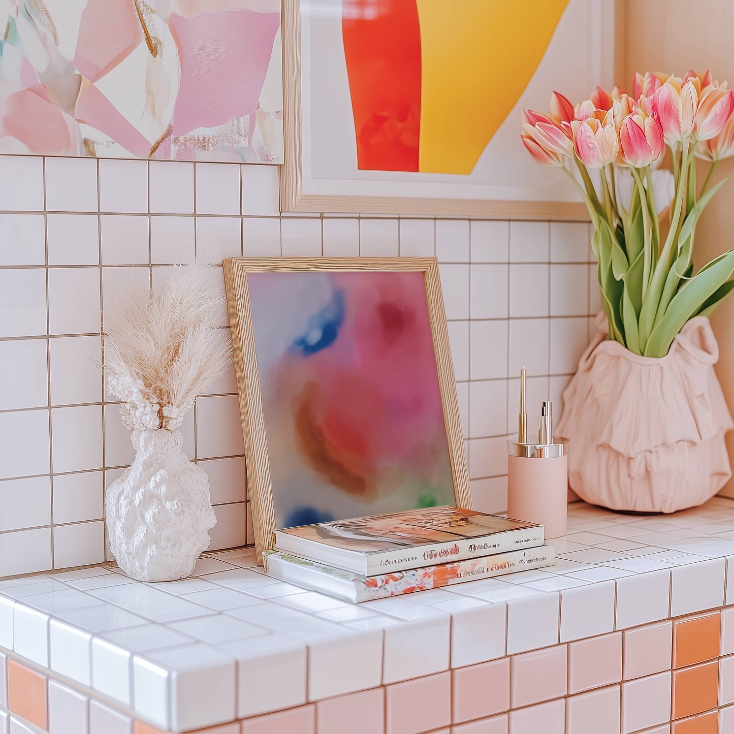 Fluid Colorful Watercolor Print - Digital Product