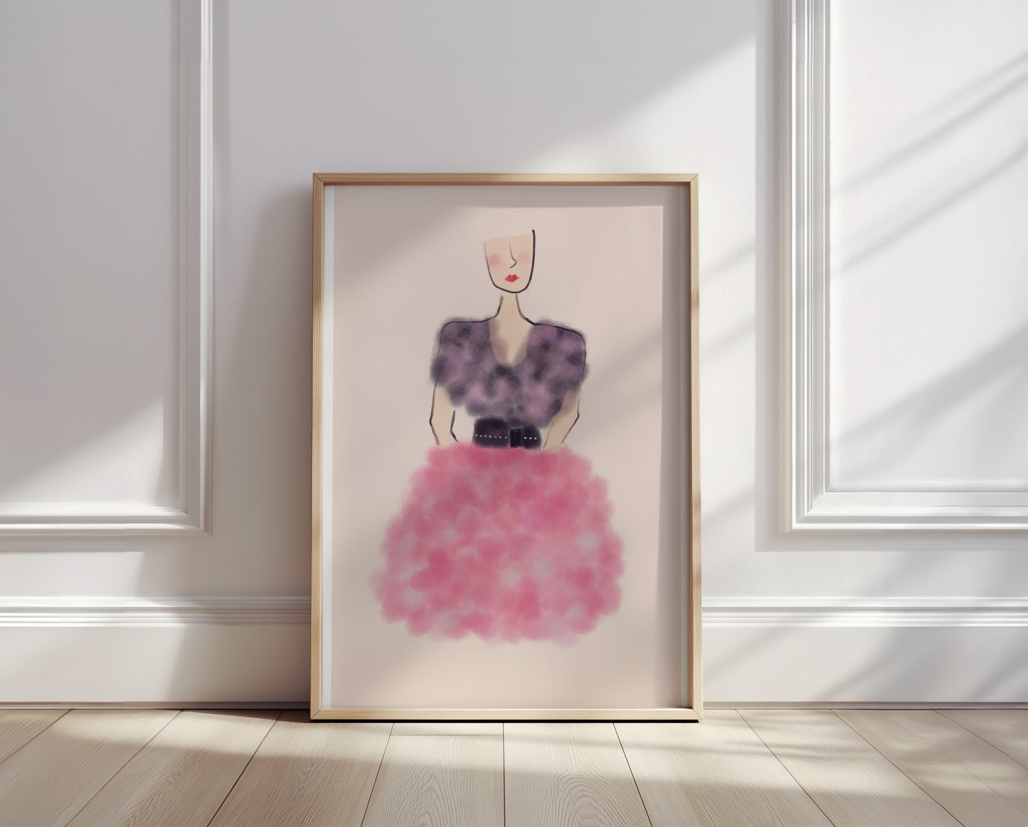 Fashion Lady, Sketch Style Print - Digital Product