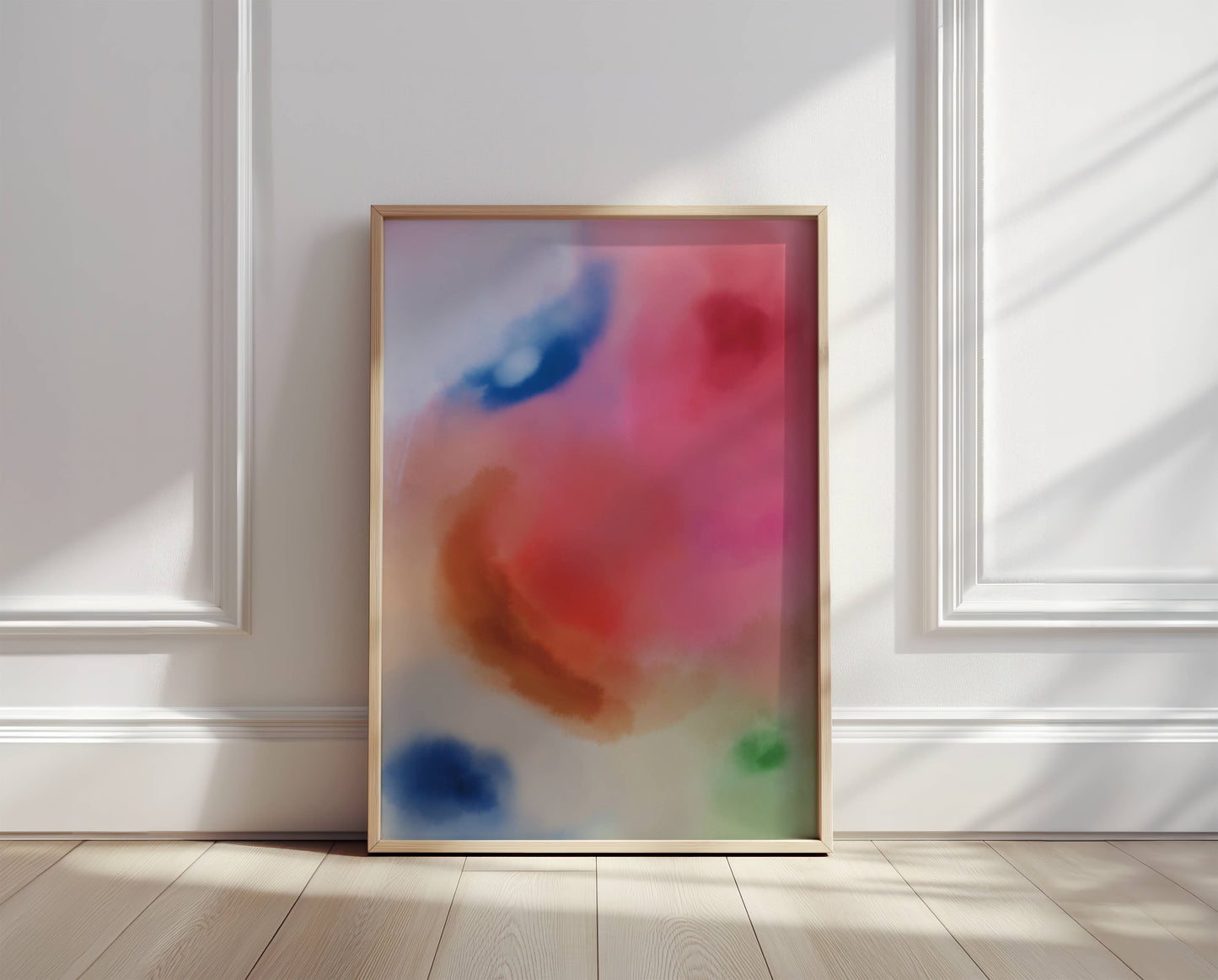 Fluid Colorful Watercolor Print - Digital Product