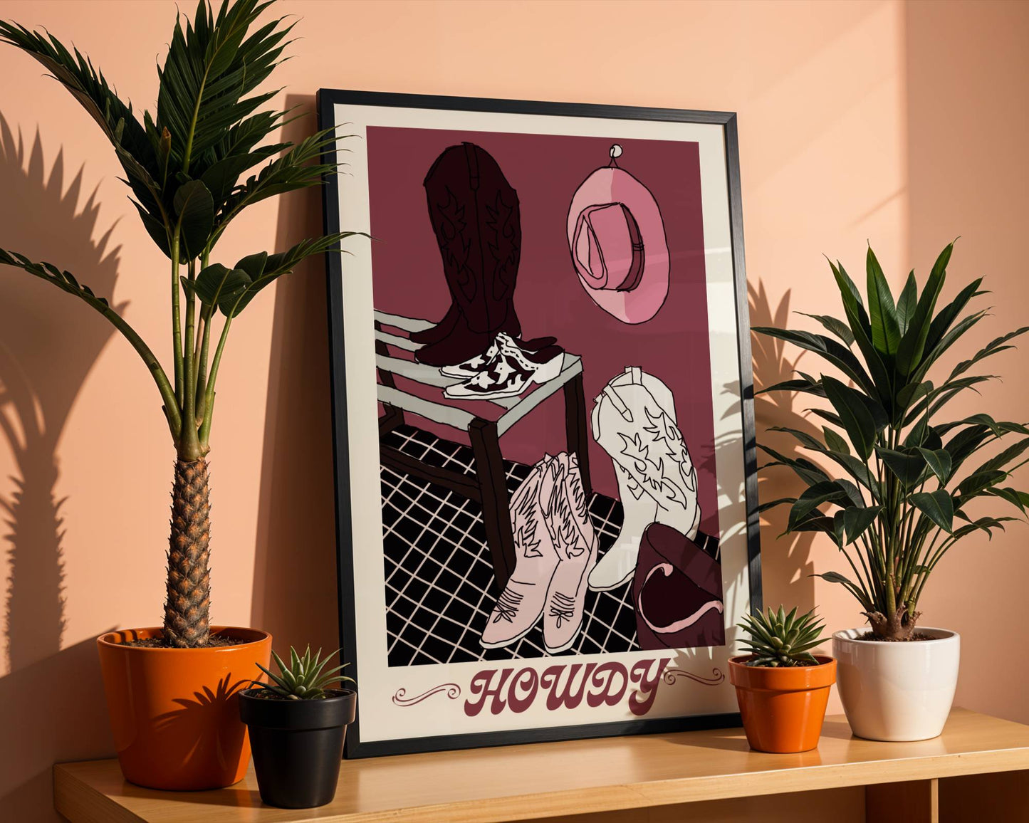 Howdy Western Cowboy Inspired - Digital Product