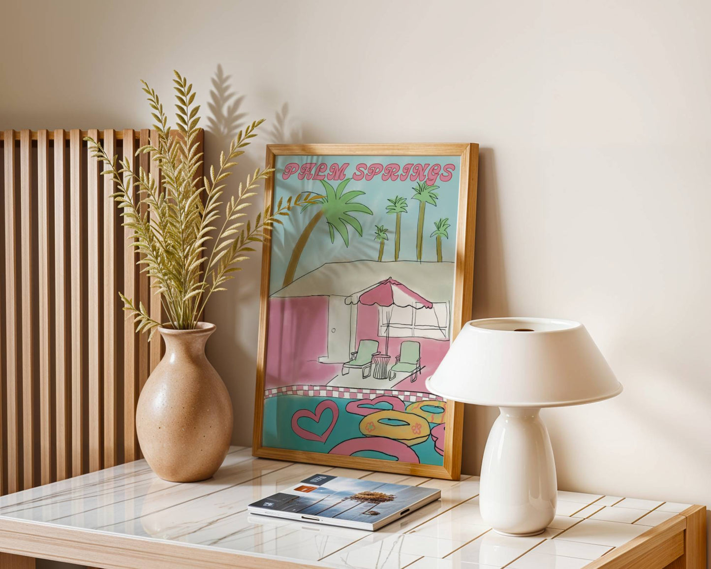 Palm Springs Retro Poolside - Digital Product