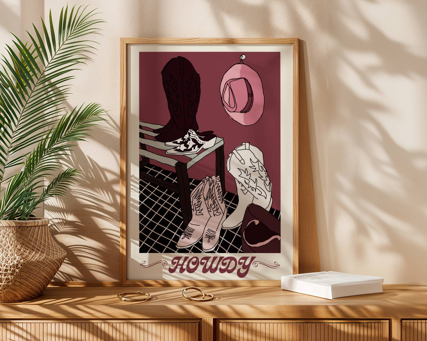 Howdy Western Cowboy Inspired - Digital Product