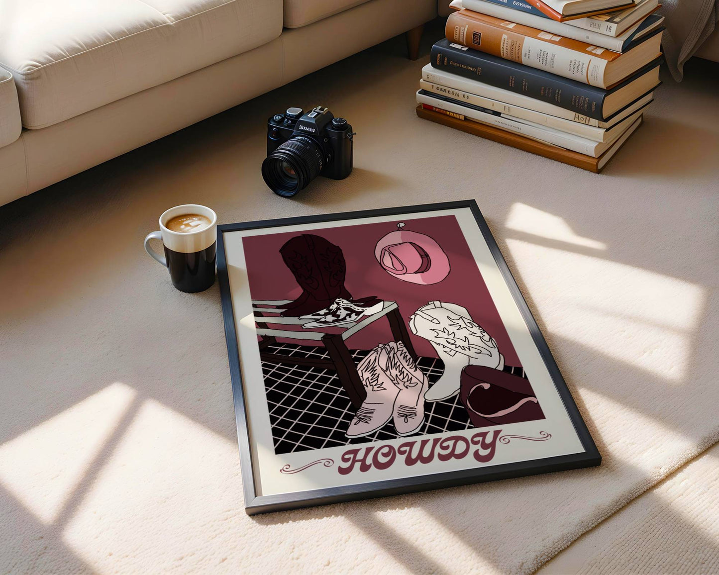 Howdy Western Cowboy Inspired - Digital Product