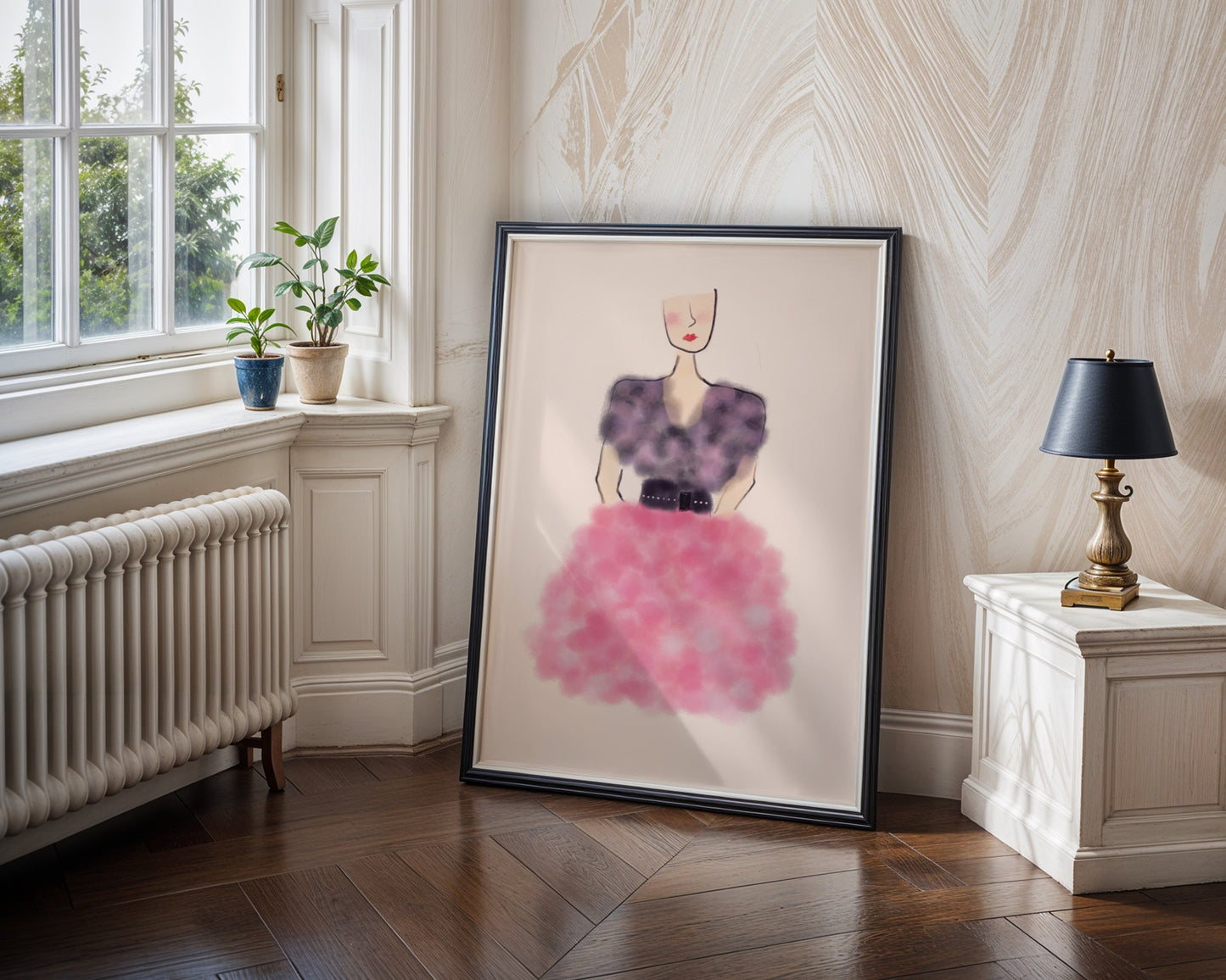 Fashion Lady, Sketch Style Print - Digital Product