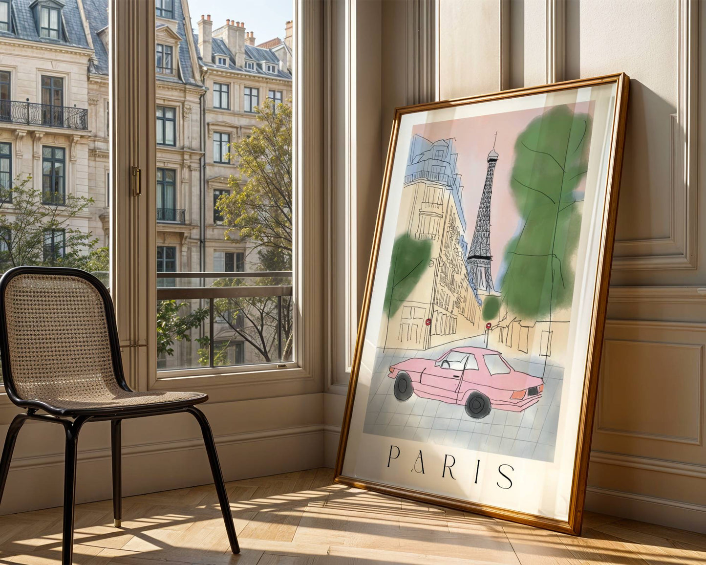 Paris Eiffel Tower Print - Digital product