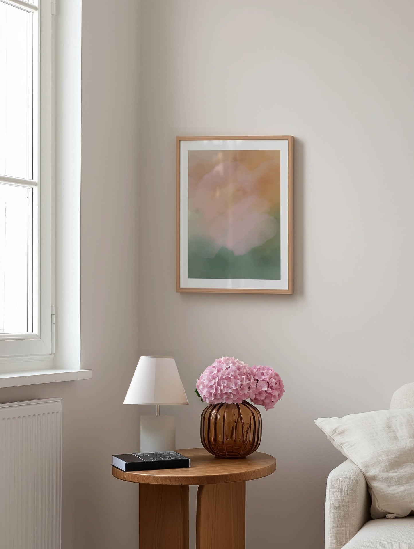 Neutral Palette Watercolor Aura Print - Digital Product