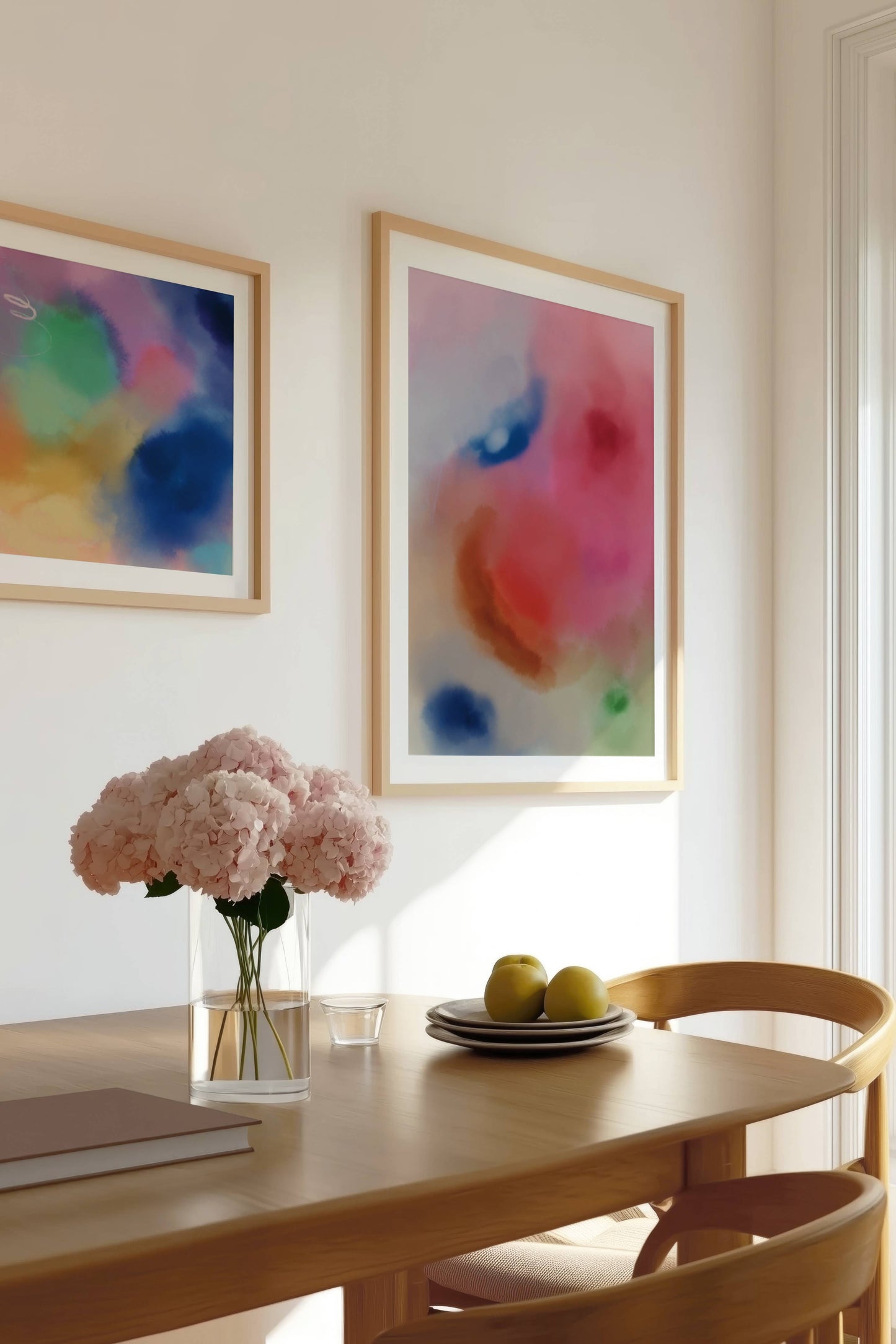 Fluid Colorful Watercolor Print - Digital Product