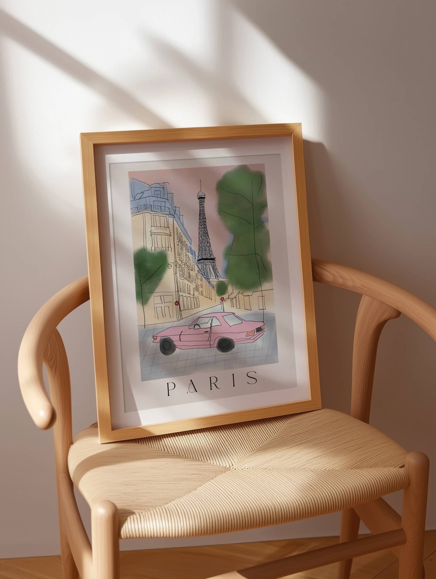 Paris Eiffel Tower Print - Digital product
