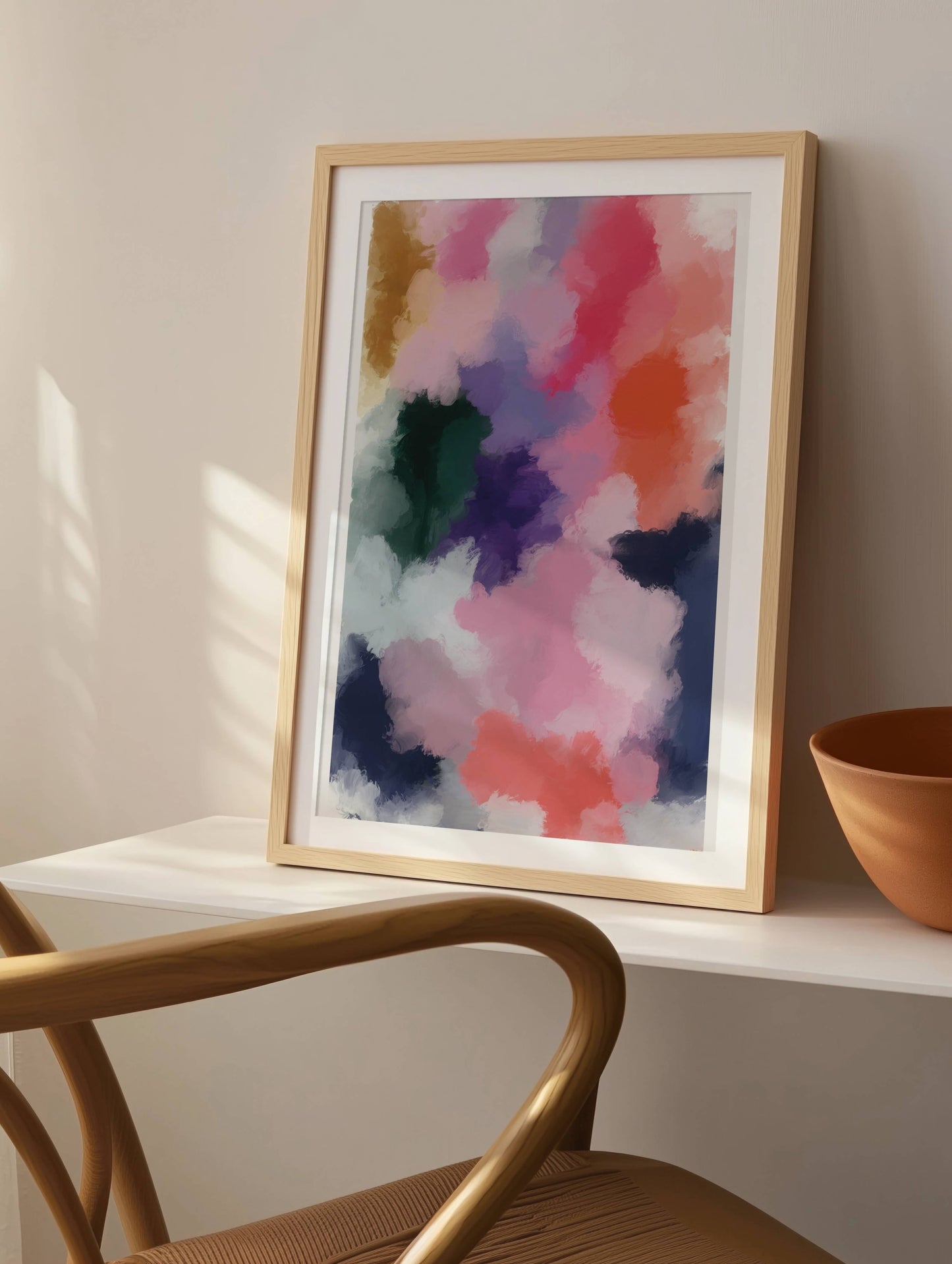 Colorful & Dreamy Abstract, Contemporary Wall Art - Digital Product