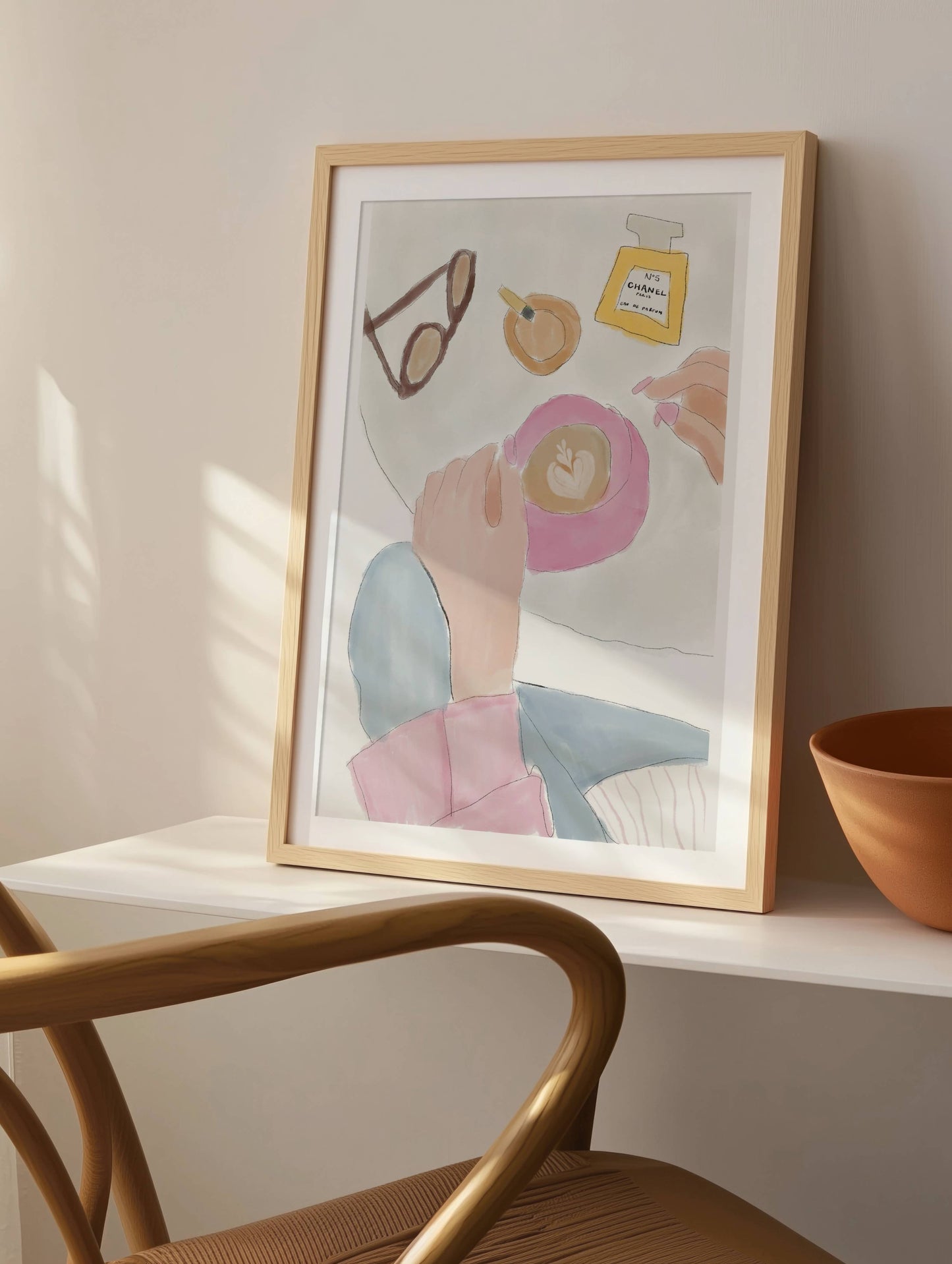 Fashion "Date With Chanel" Coffee Art - Digital Product