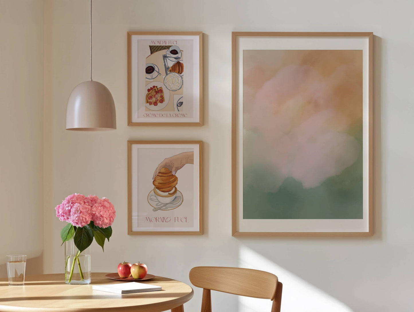 Neutral Palette Watercolor Aura Print - Digital Product