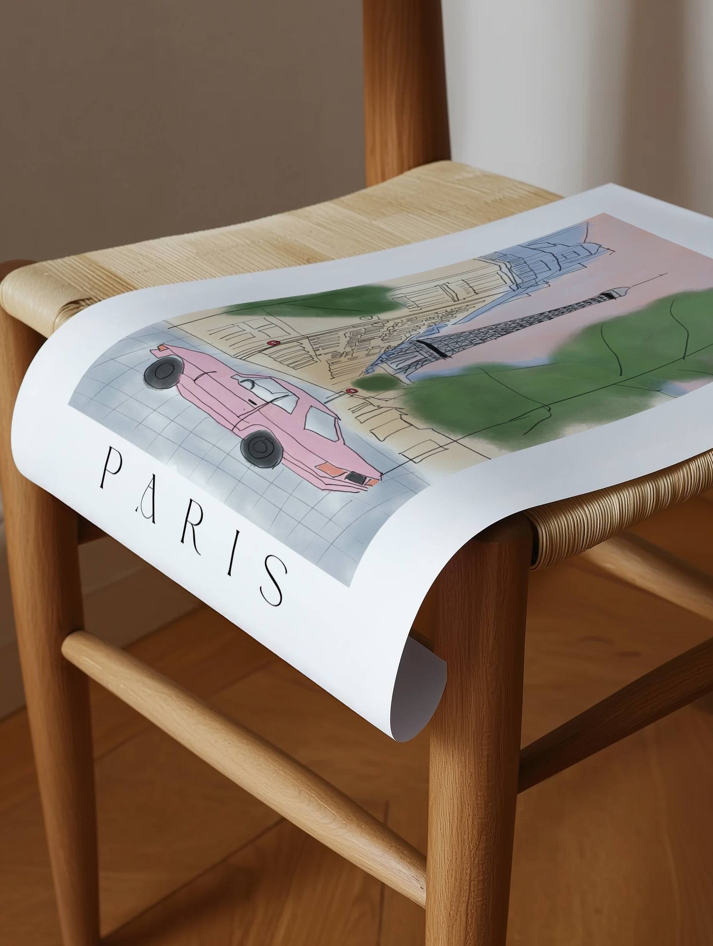 Paris Eiffel Tower Print - Digital product