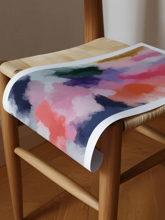 Colorful & Dreamy Abstract, Contemporary Wall Art - Digital Product