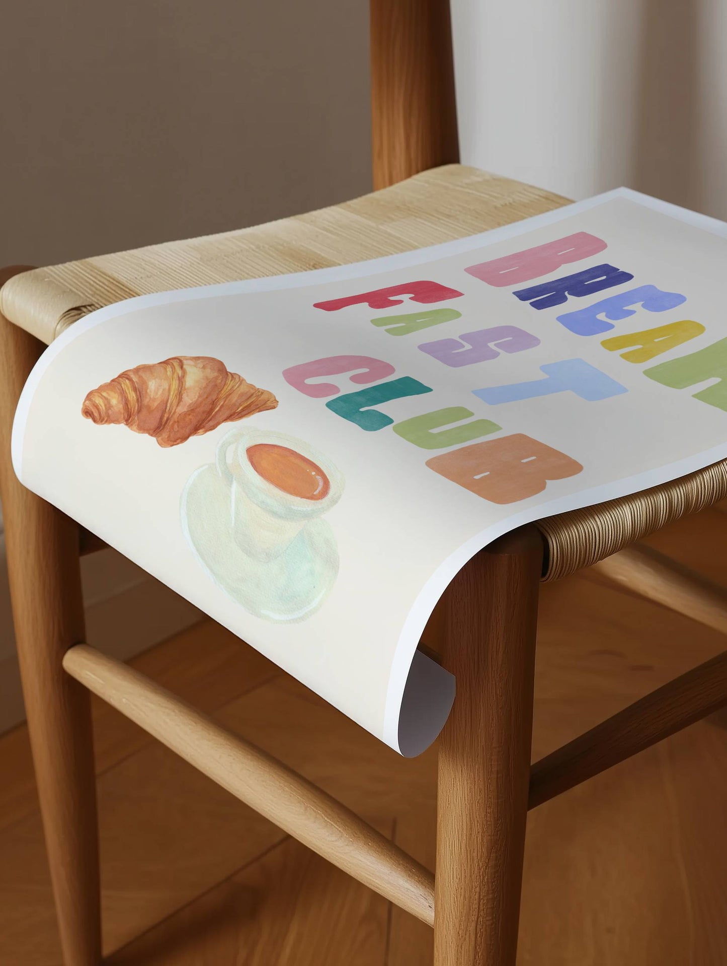 "Breakfast Club" Retro Kitchen Inspired Print - Digital Product