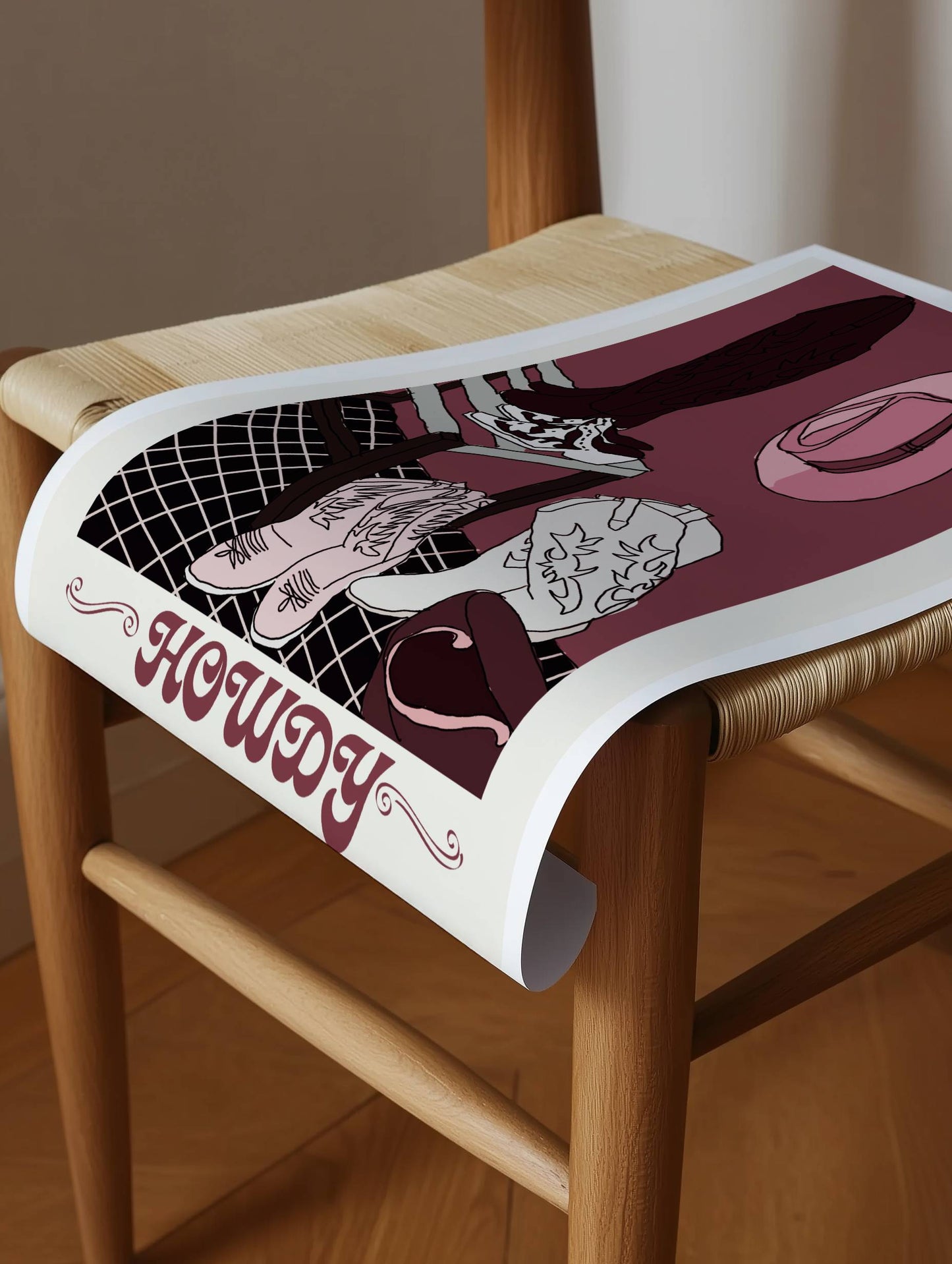Howdy Western Cowboy Inspired - Digital Product