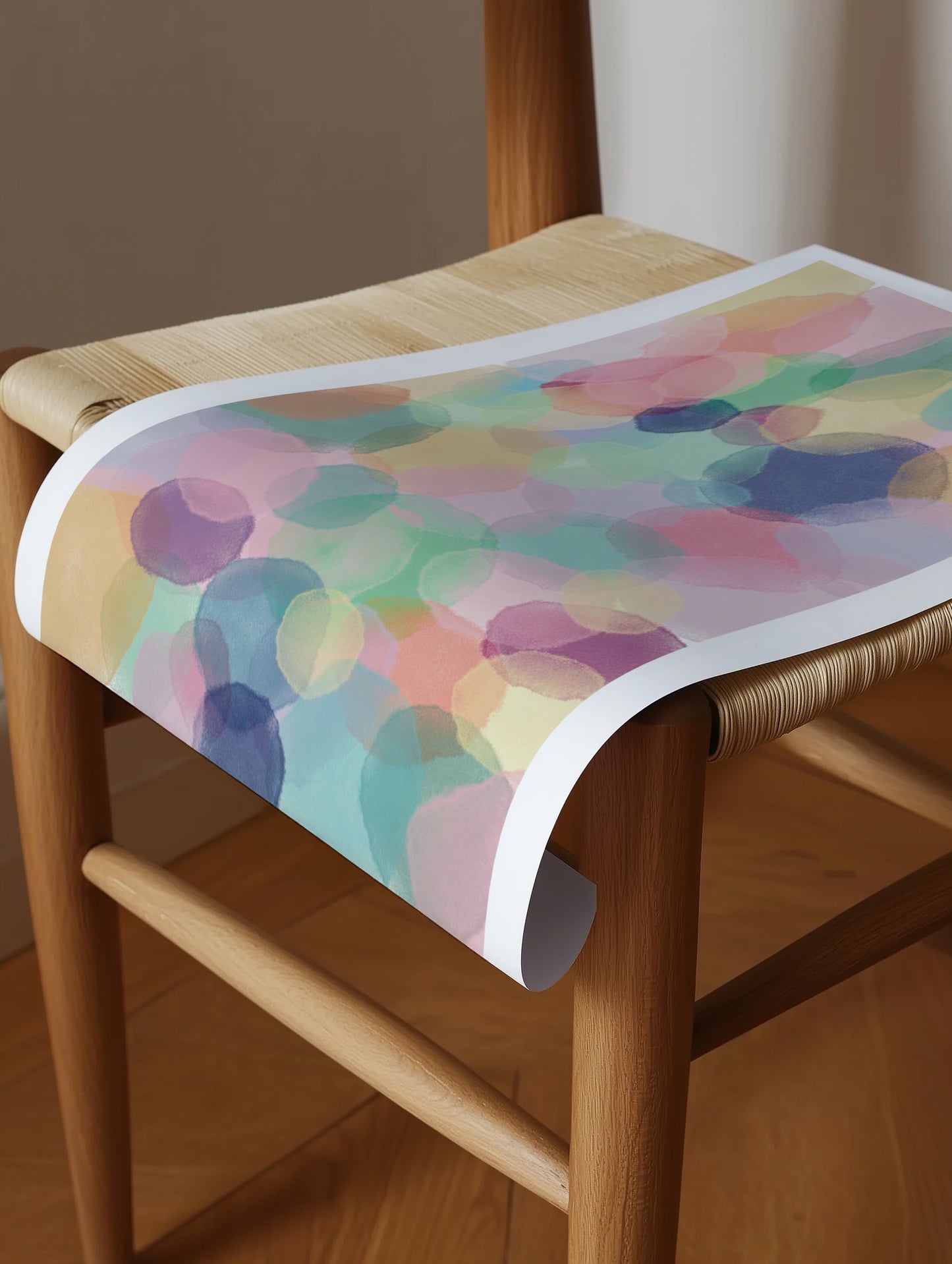 Watercolor Drops, Modern Print - Digital Product