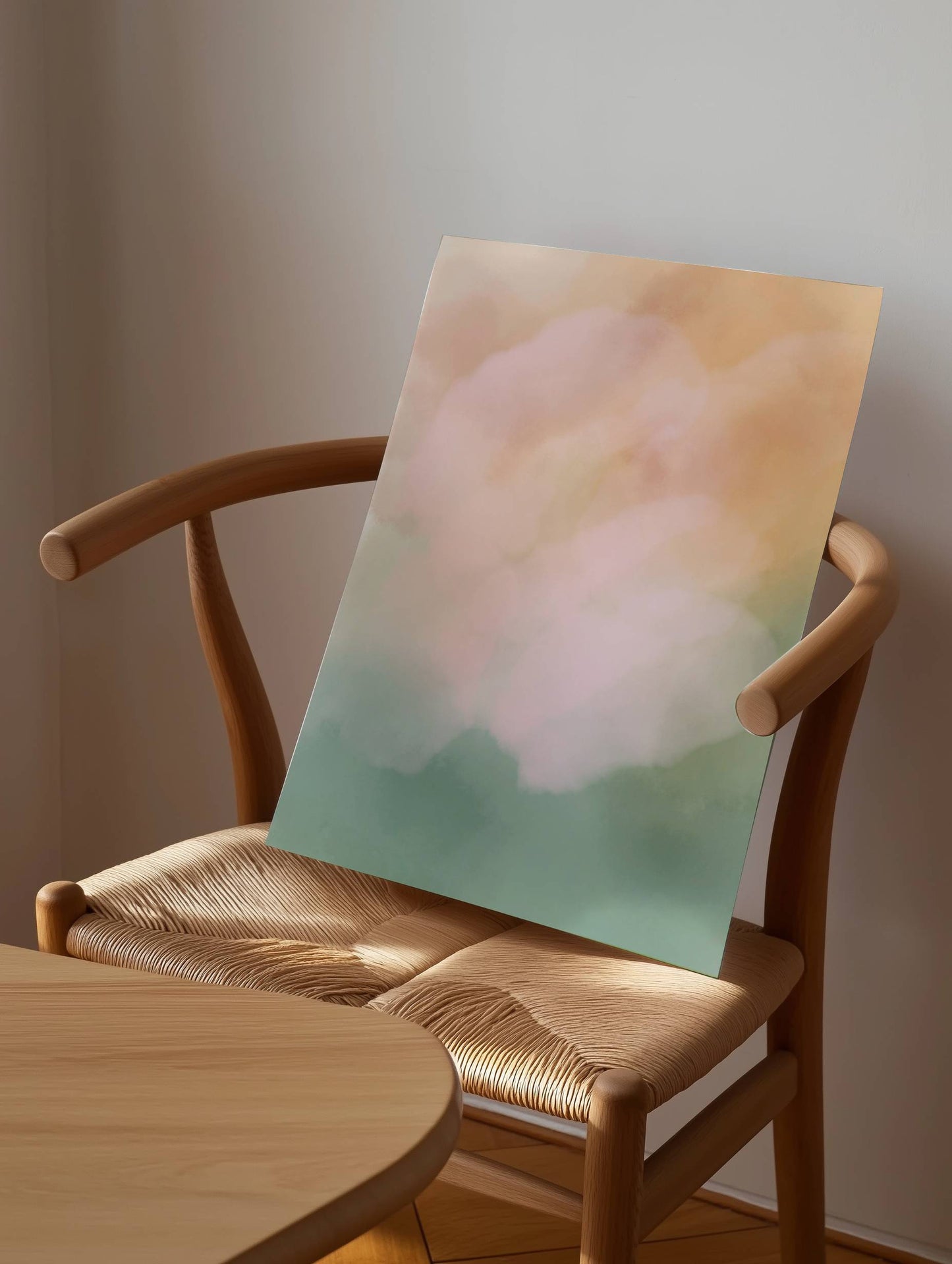 Neutral Palette Watercolor Aura Print - Digital Product