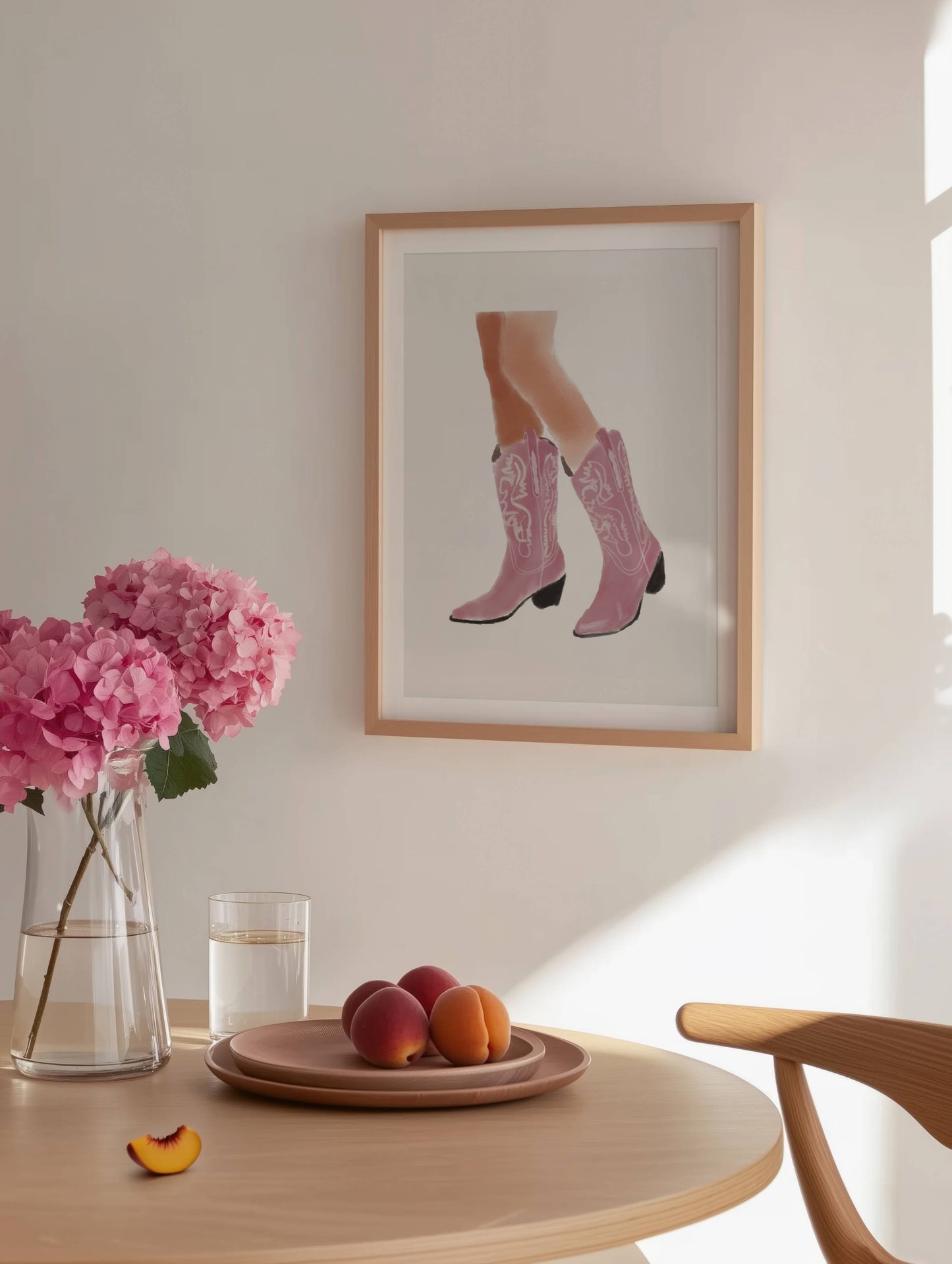Pink Western Style Cowgirl Boots - Digital Product