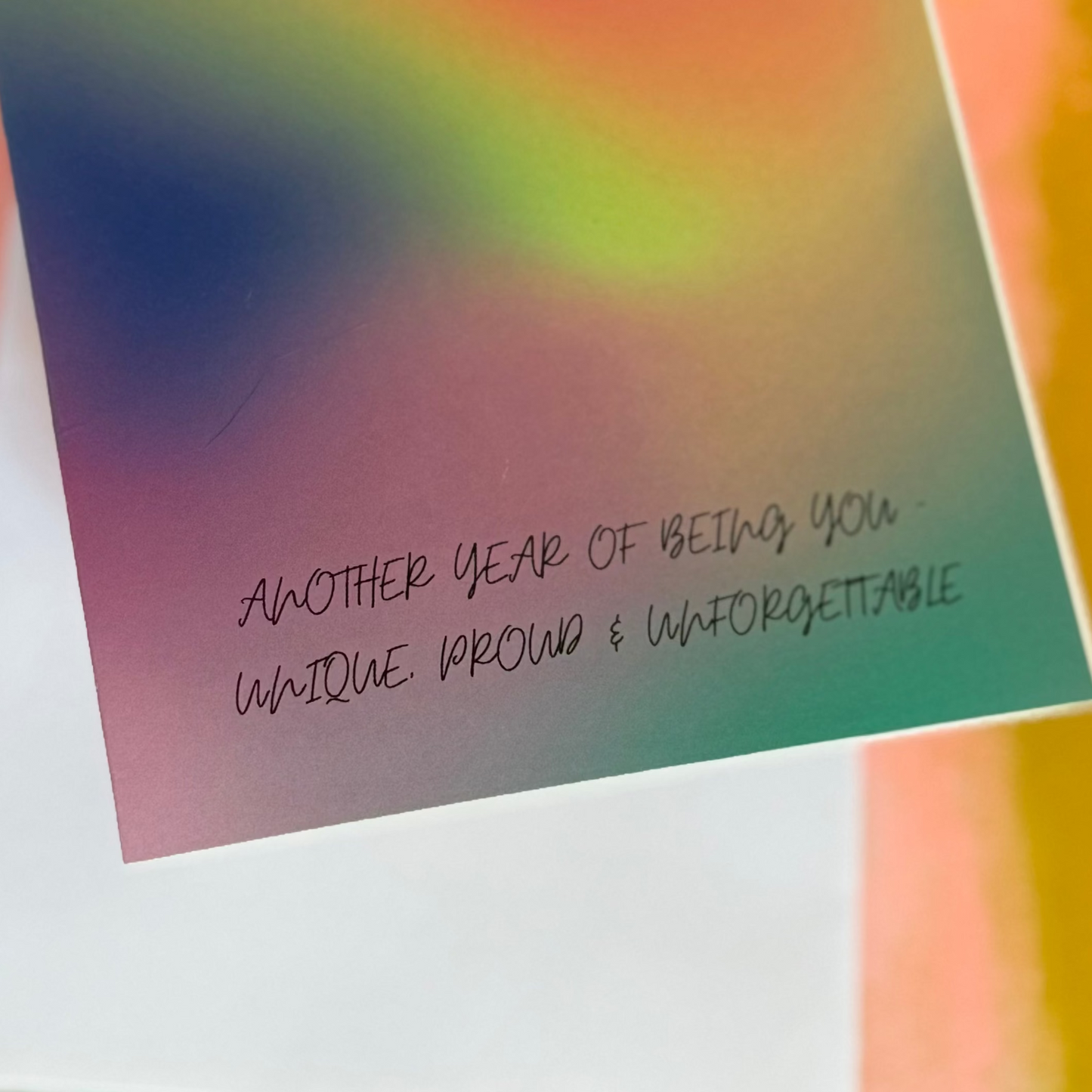 Unique and Proud - Greeting Card