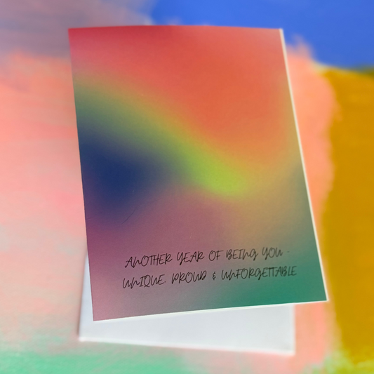 Unique and Proud - Greeting Card