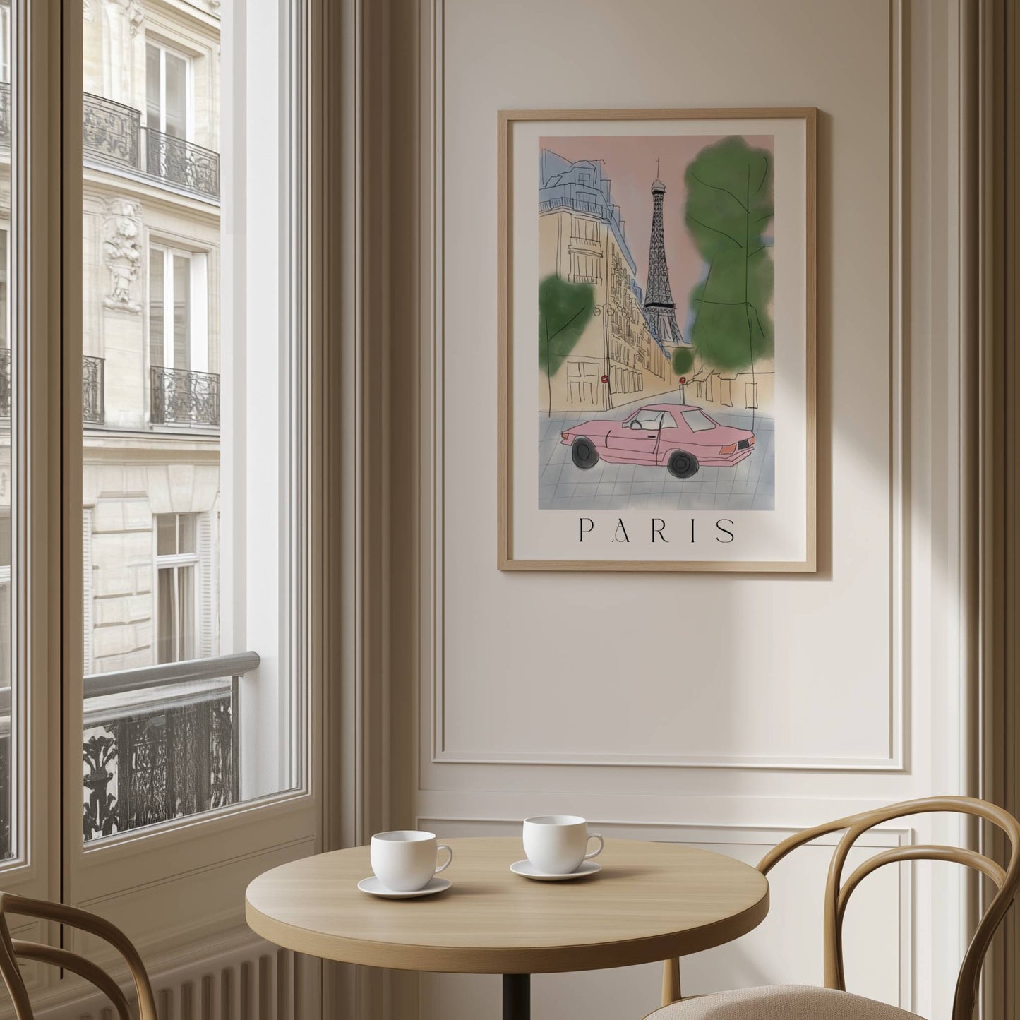 Paris Eiffel Tower Print - Digital product