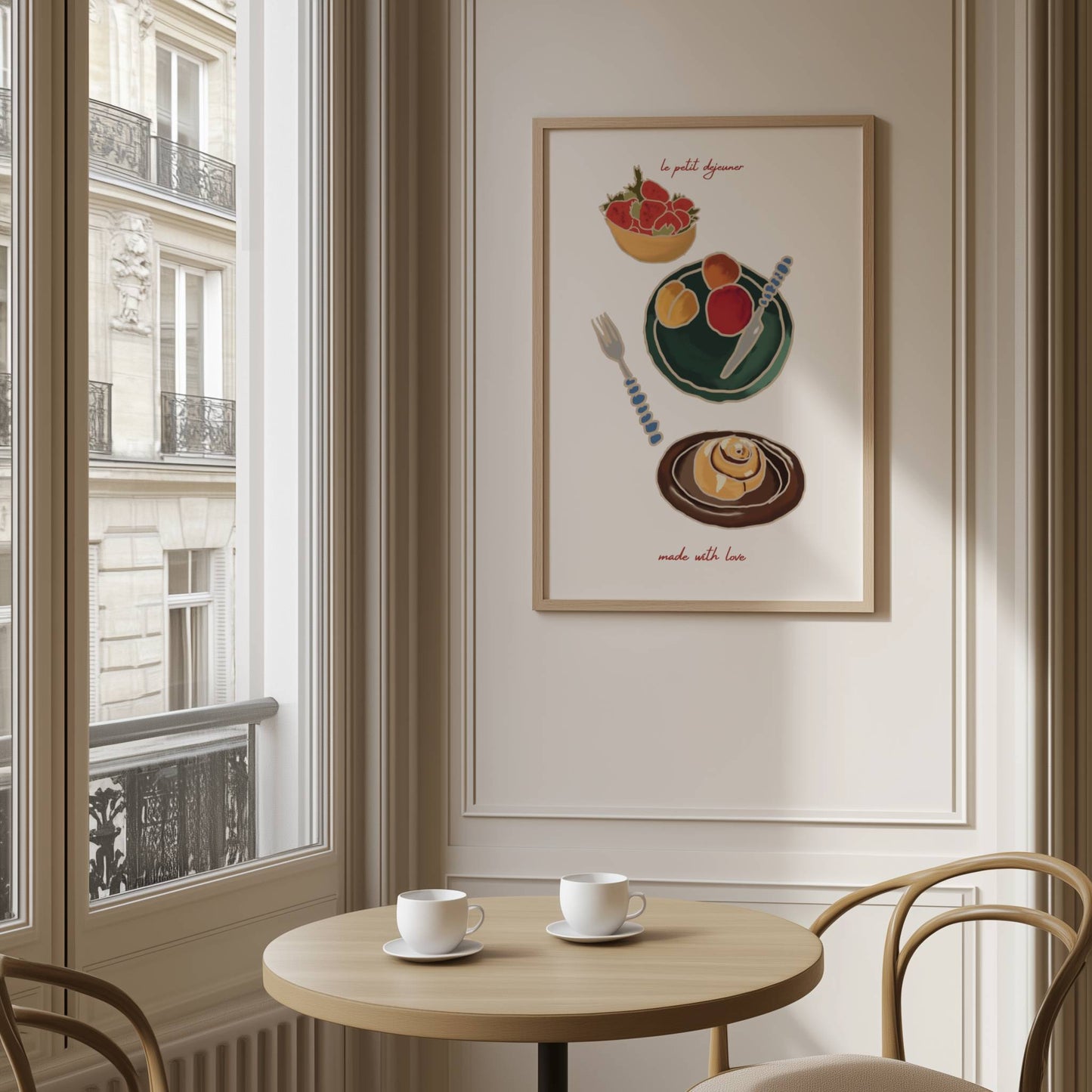 "Petit Dejeuner" Breakfast Print - Digital Product