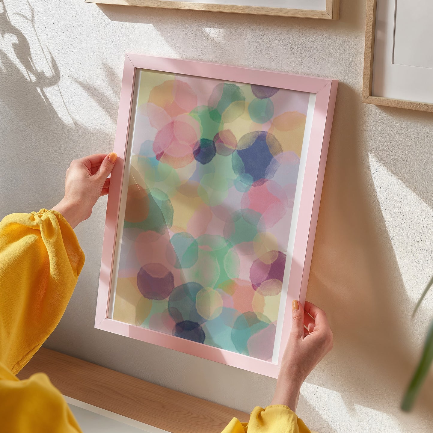 Watercolor Drops, Modern Print - Digital Product