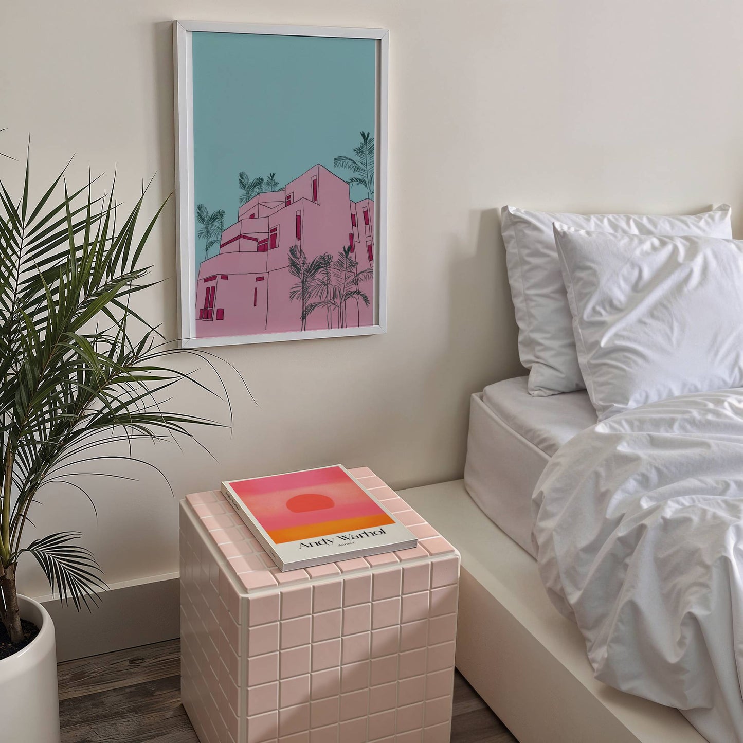 Pink Villa Contemporary Style - Digital Product