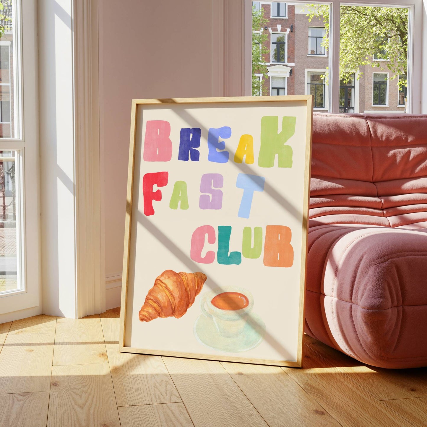 "Breakfast Club" Retro Kitchen Inspired Print - Digital Product