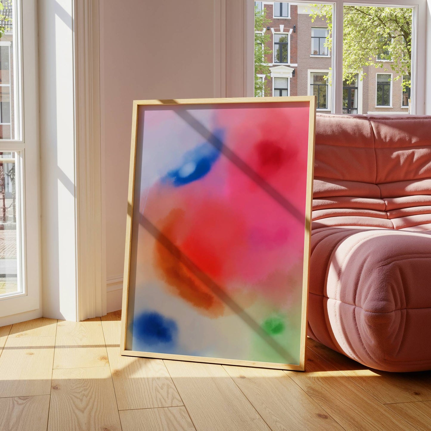 Fluid Colorful Watercolor Print - Digital Product